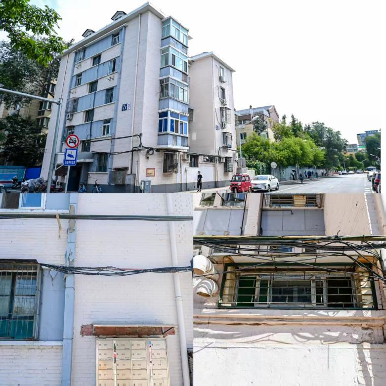 �ؽ�ǰ����Ƥ����ͬ�˺�¥���½ֿڽֵ�����԰������ͼ